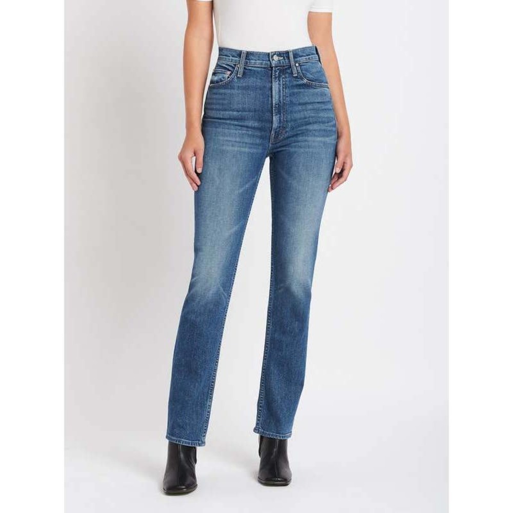 MOTHER High Waisted Rider Skimp Jean Cowboys Don't Cry Straight Leg NWT Size 31